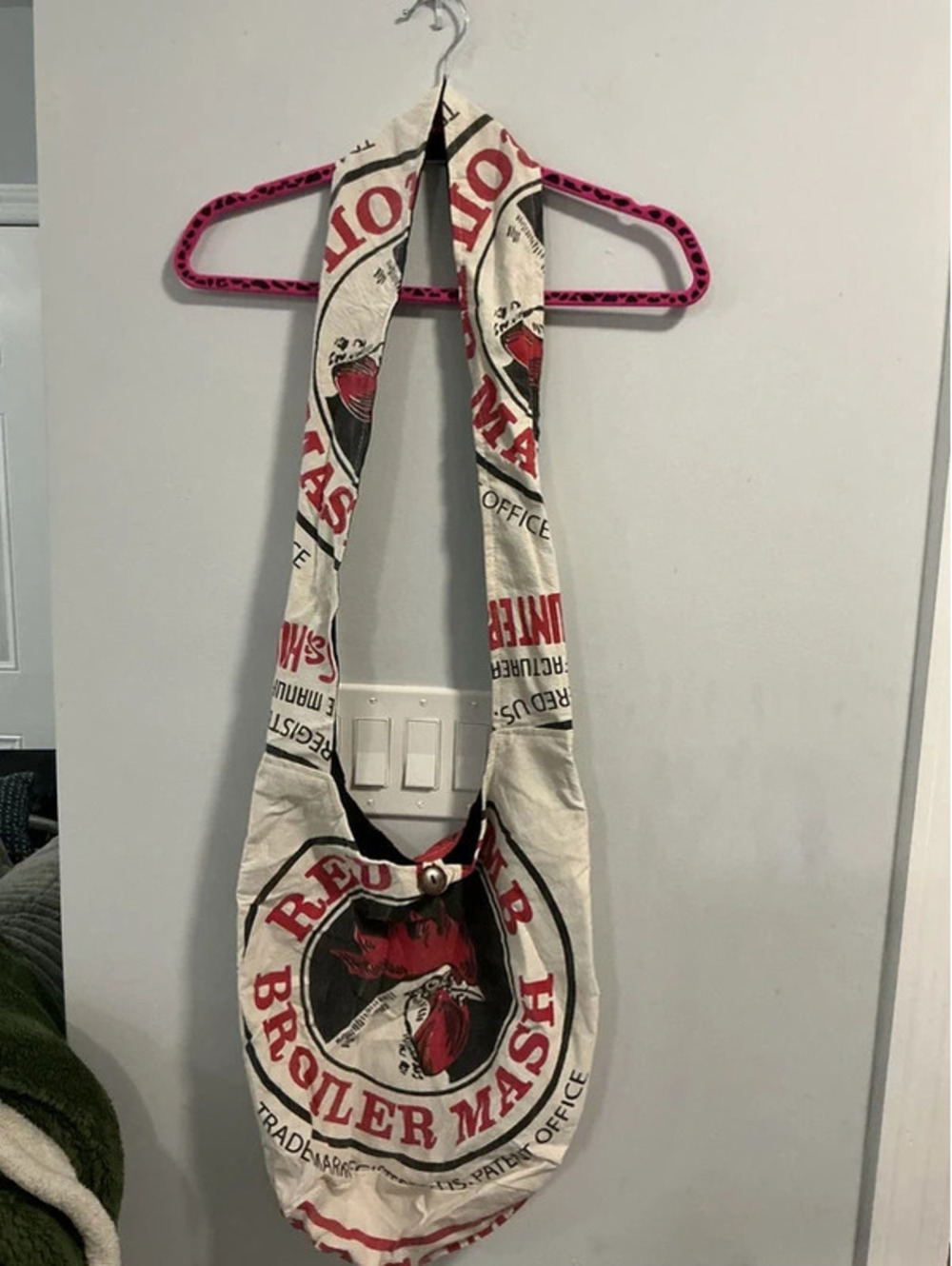Flour Sack Hobo Crossbody Bag